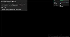 Desktop Screenshot of meteorshowers.org